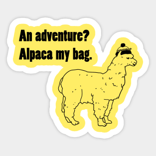 Alpaca My Bag Sticker